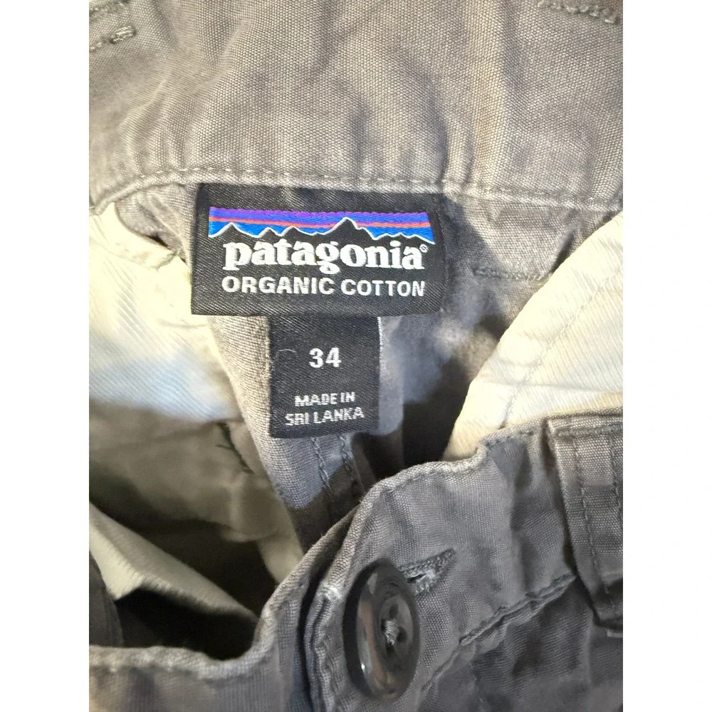 Patagonia Organic Cotton Shorts Gray Mens 34